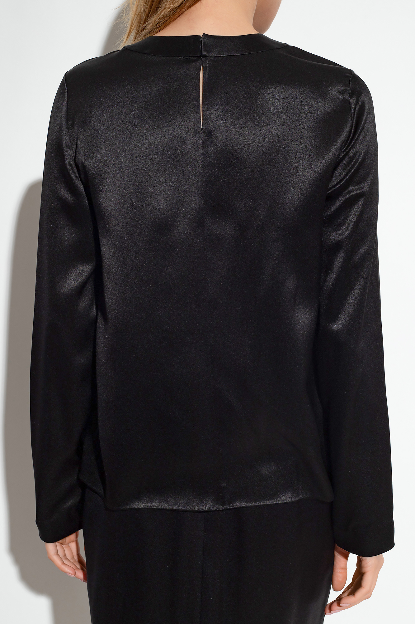 Black Silk top Saint Laurent - Vitkac Canada